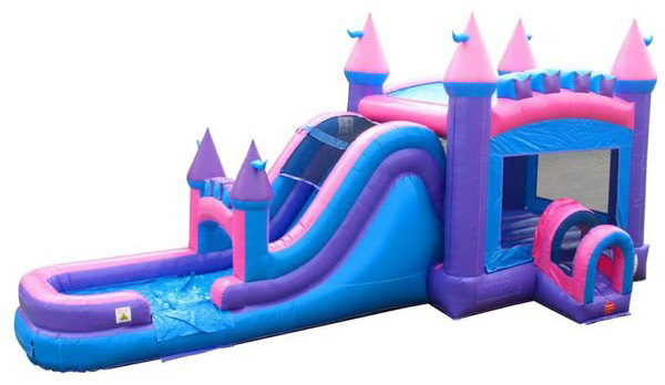 pink bounce house
